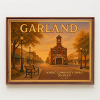 Garland Community Legacy Travel Poster