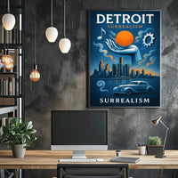 Detroit Surrealism Poster PosterGoat