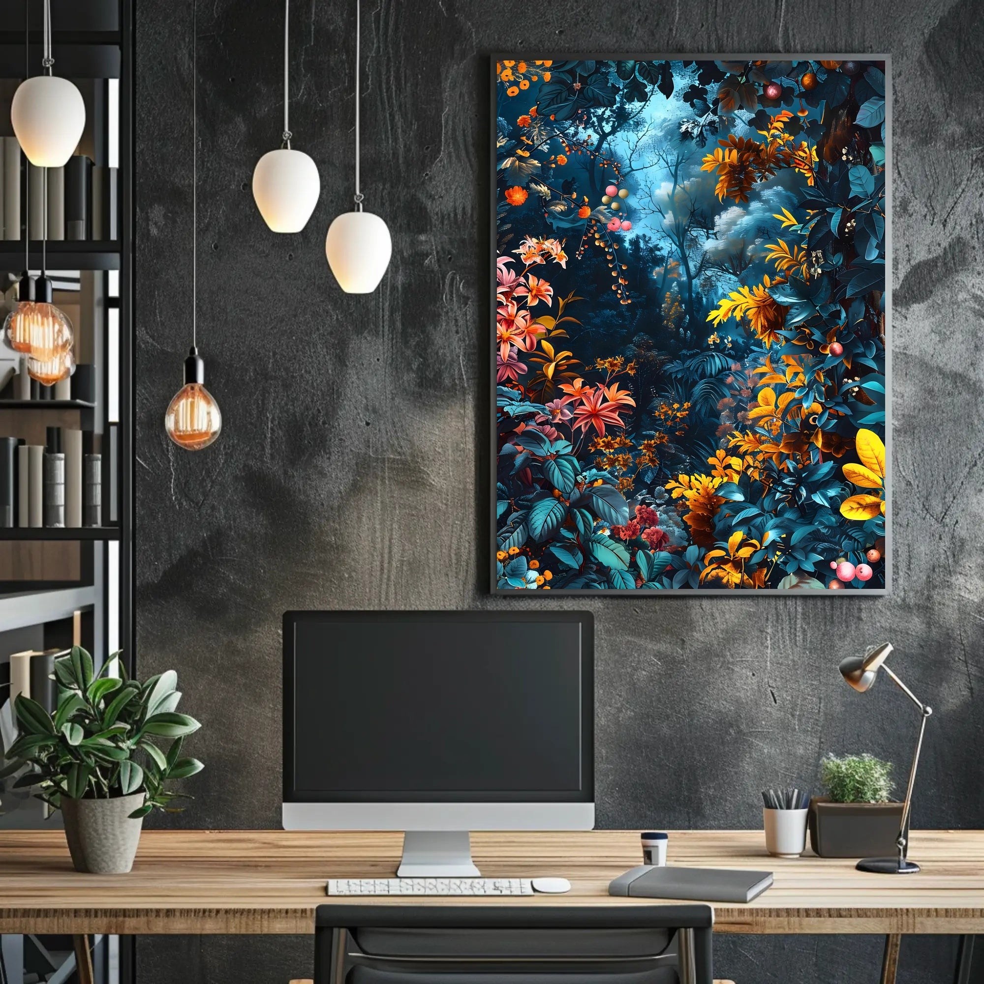 Enchanted Forest Wall Art Print for Decor