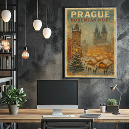 Bohemian Noël In Prague Poster