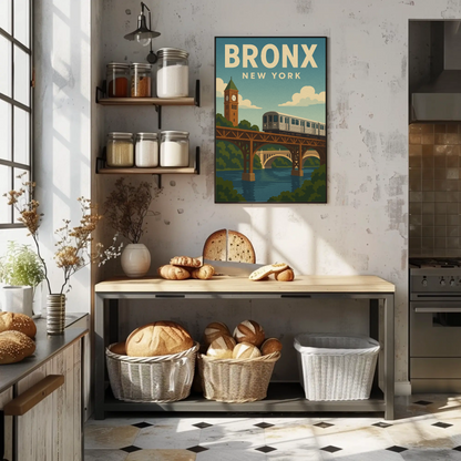 Bronx Bound: Crossing the Harlem River New York Poster