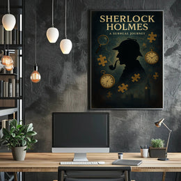 Sherlock Holmes  A Surreal Journey Poster PosterGoat
