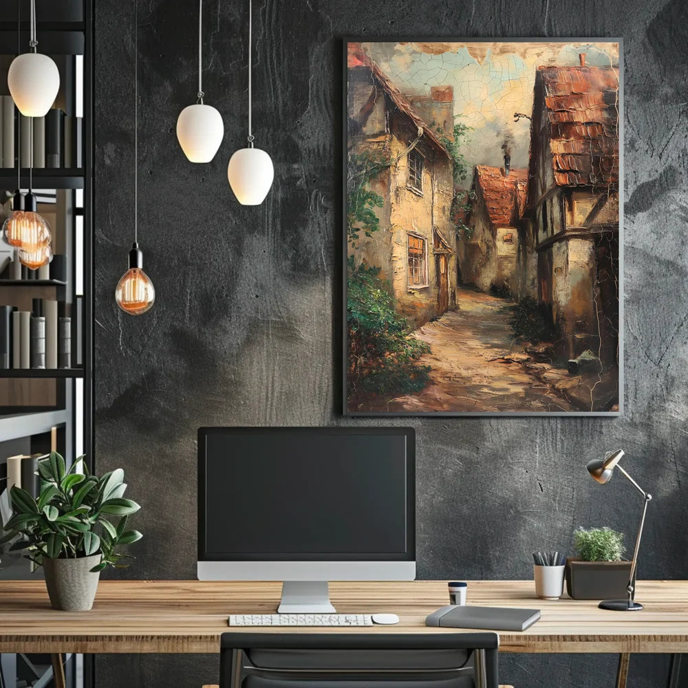 Abstract Cosmic Dreamscape Art Poster