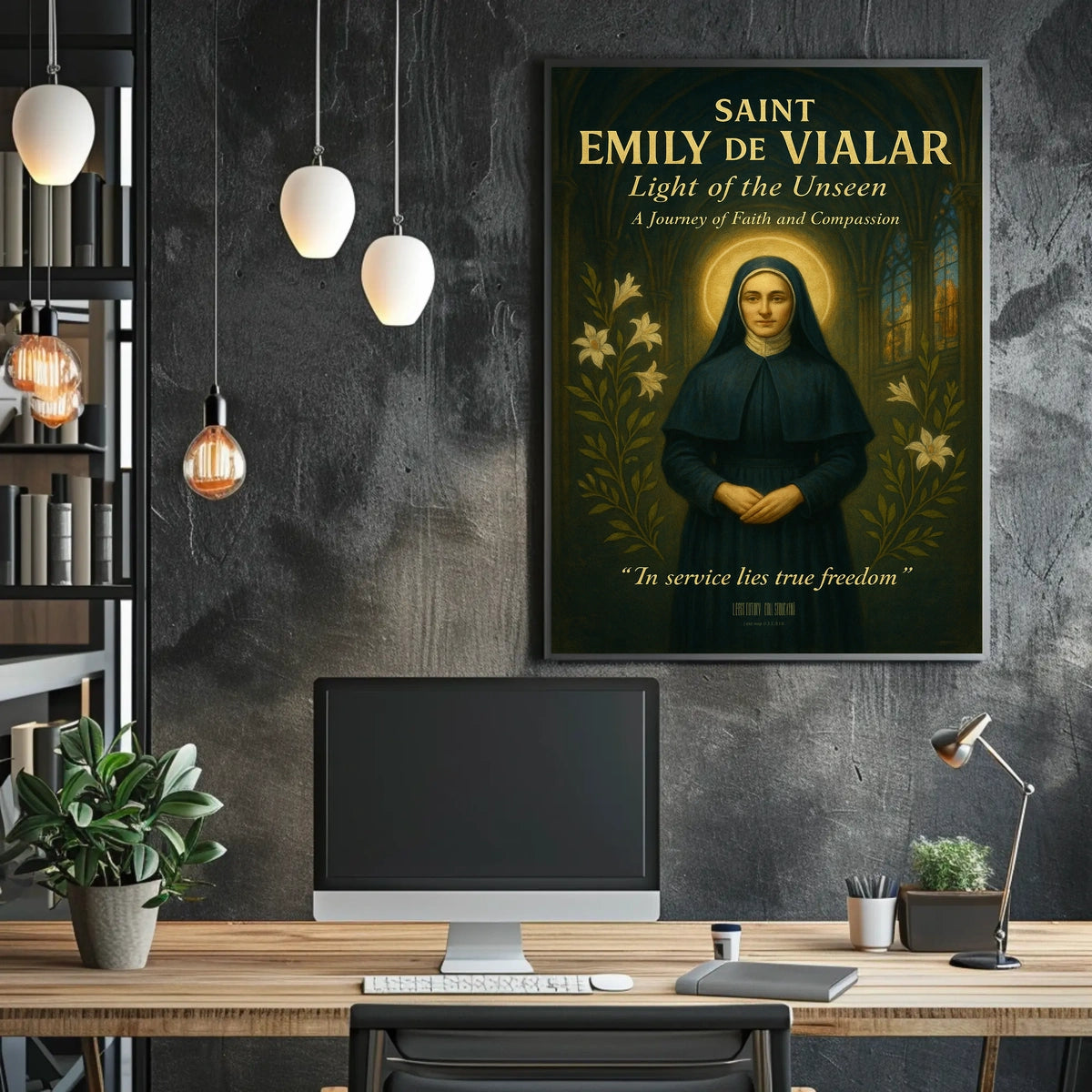 Saint Emily de Vialar Light of the Unseen Poster