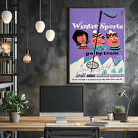 Winter Sports Travel Poster