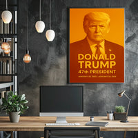 Donald Trump 47th President Poster
