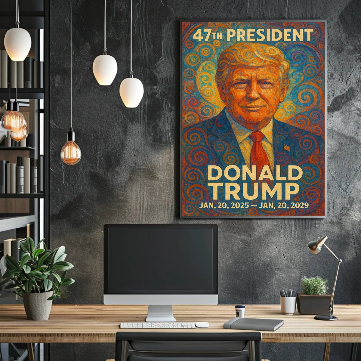 Donald Trump Visionary Future Futurism Collector Poster