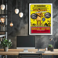 Hercules In New York Mythology Poster Retro Wall Art