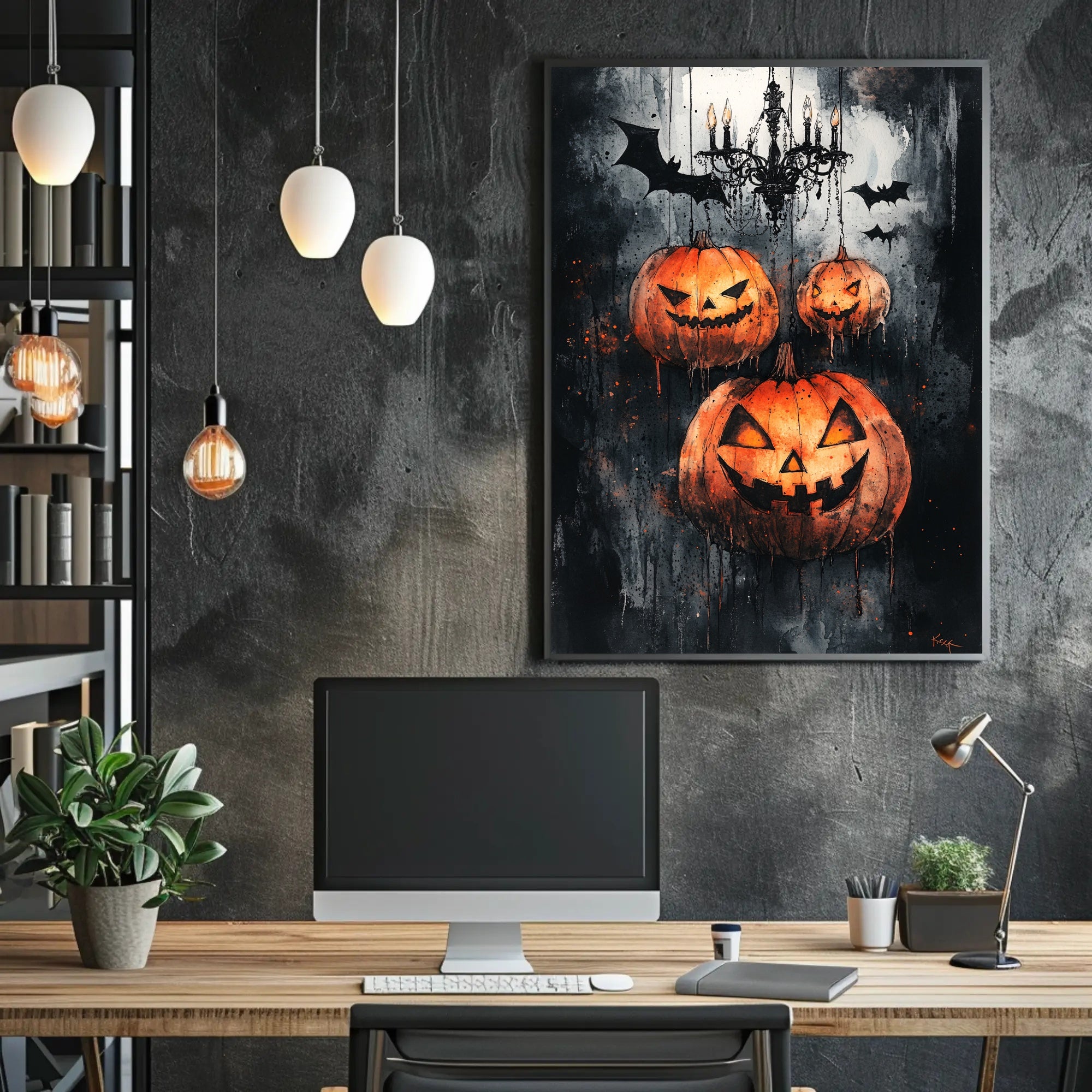 Haunted Halloween Night Poster