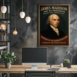 James Madison 4Th President Poster