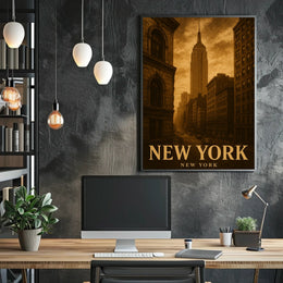 New York Cityscape Poster