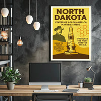 North Dakota Highlights Poster