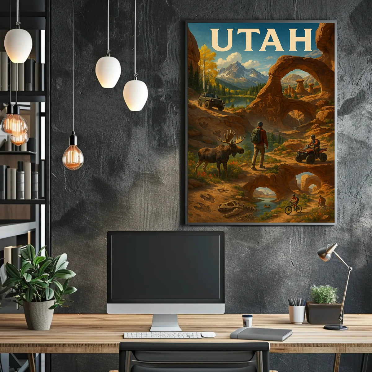 Utah Adventure Landscape Poster