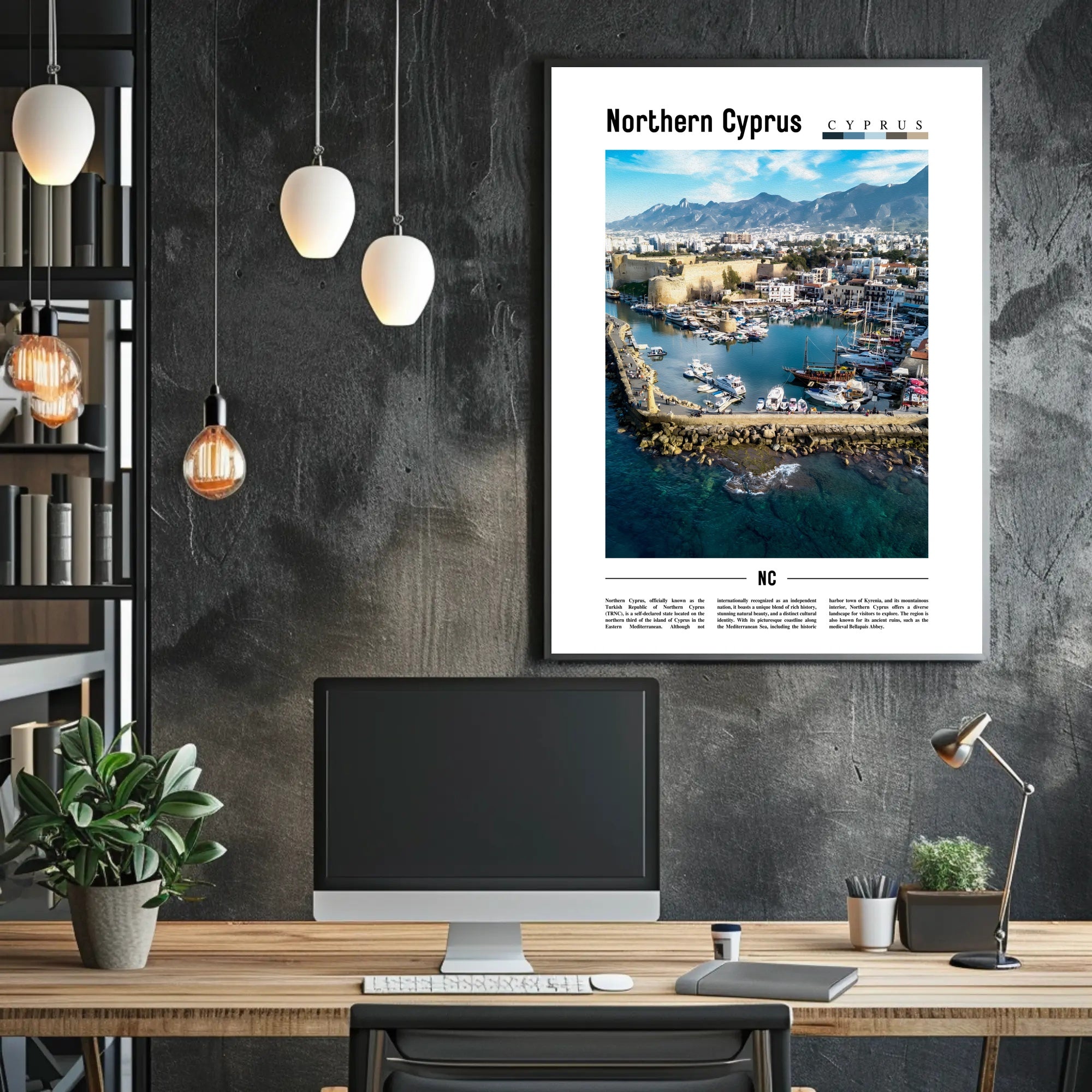 Kyrenia Coastal Beauty Travel Poster PosterGoat