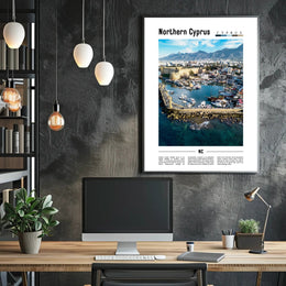 Kyrenia Coastal Beauty Travel Poster PosterGoat