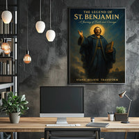The Legend of St. Benjamin Poster PosterGoat
