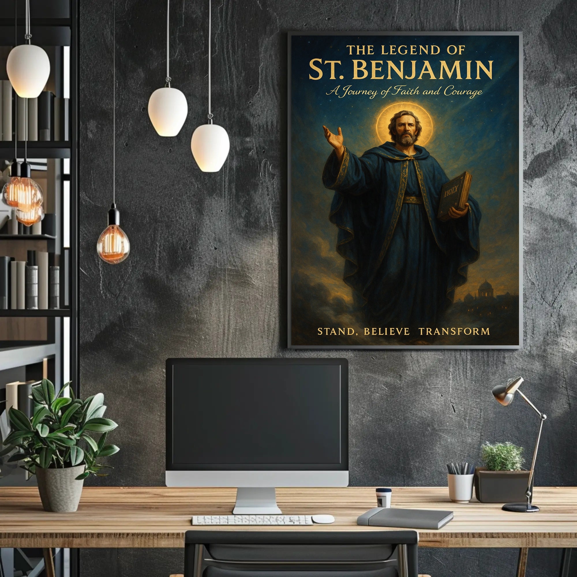 The Legend of St. Benjamin Poster PosterGoat