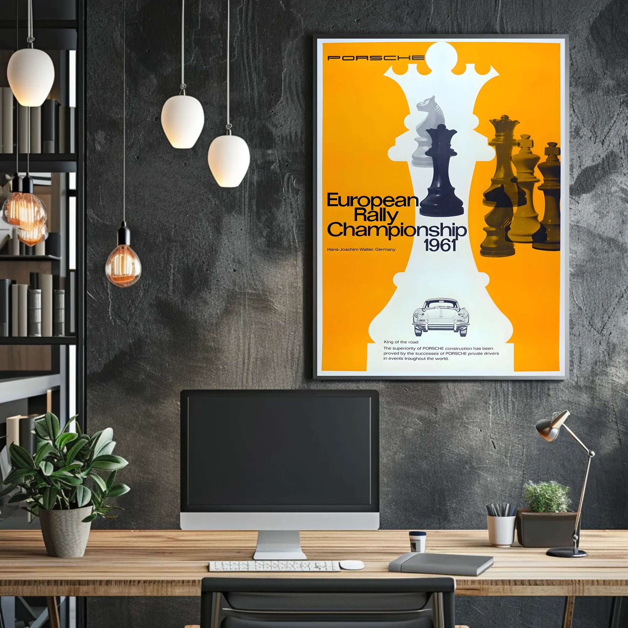 European Rally Championship 1961 Poster