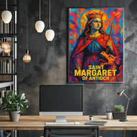 Saint Margaret of Antioch Poster
