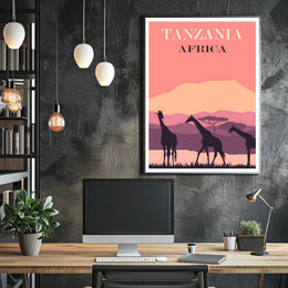 Tanzania Safari Adventure Poster
