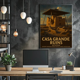 Casa Grande Ruins Arizona Poster