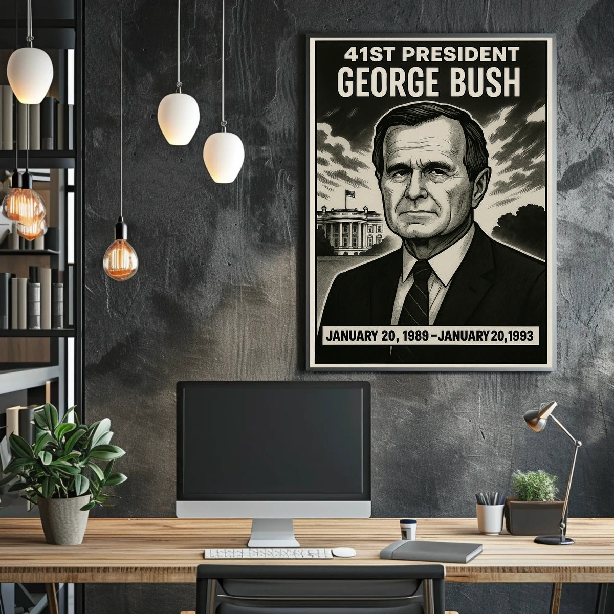 George Bush 41St President Poster