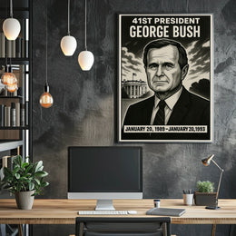 George Bush 41St President Poster