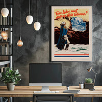 Free Labor vs. Axis Slavery Poster PosterGoat
