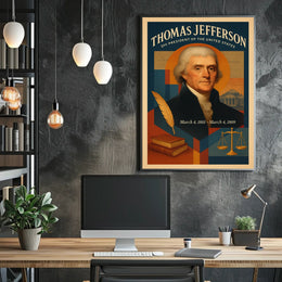 Thomas Jefferson A Legacy of Leadership Poster