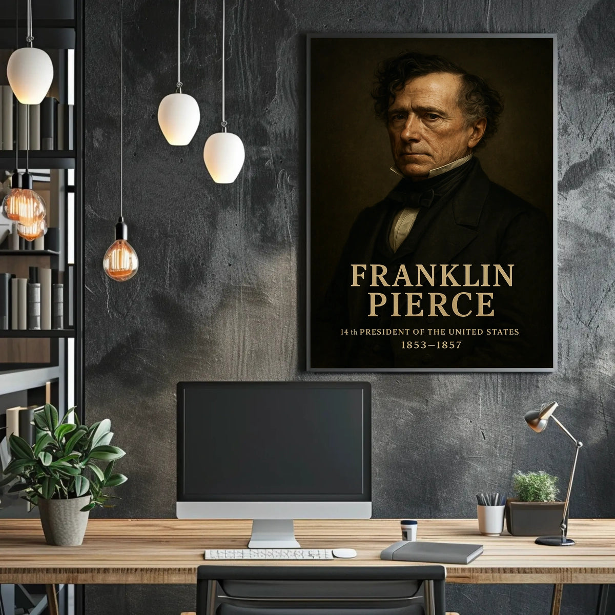 Franklin Pierce 14th President Poster