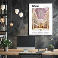 Esfahan Persian Architecture Wonders Cultural or Heritage Poster PosterGoat