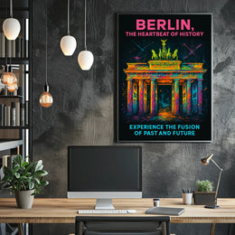 Berlin The Heartbeat of History Poster