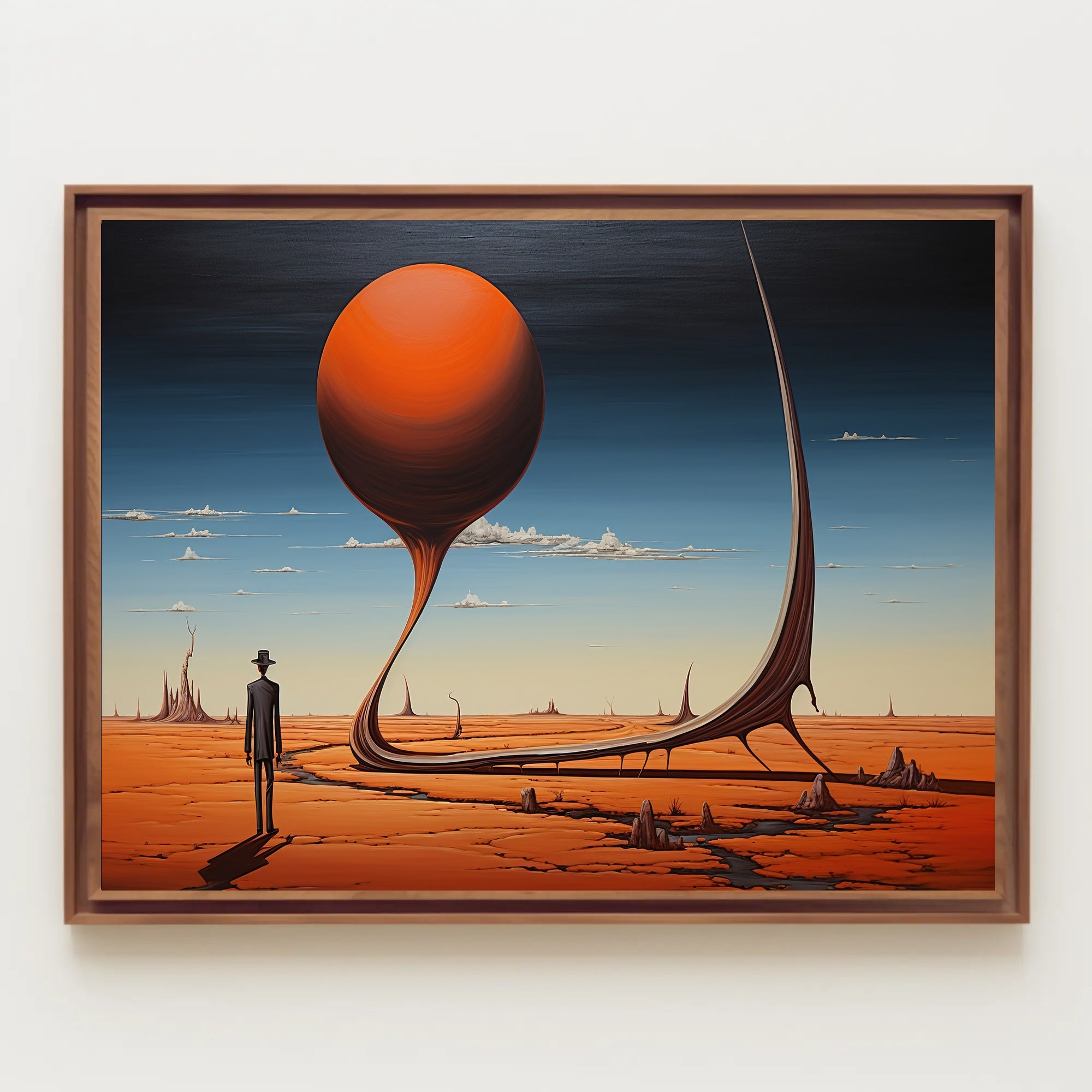 Surreal Desert Dreamscape: Abstract or Artistic Poster