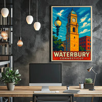 Waterbury, Connecticut Poster