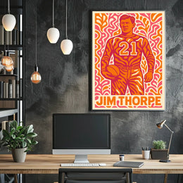 Jim Thorpe Legendary Athlete Poster