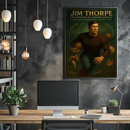 Jim Thorpe Legendary Athlete Jim Thorpe Poster