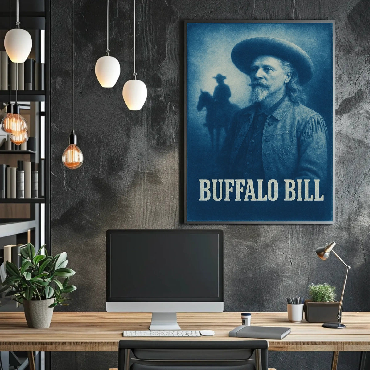Buffalo Bill Western Cowboy Cultural or Heritage Poster