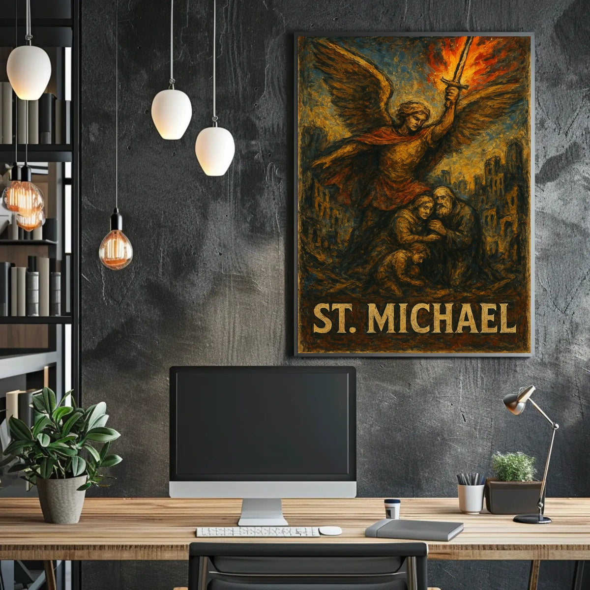 St. Michael Protector And Warrior Poster