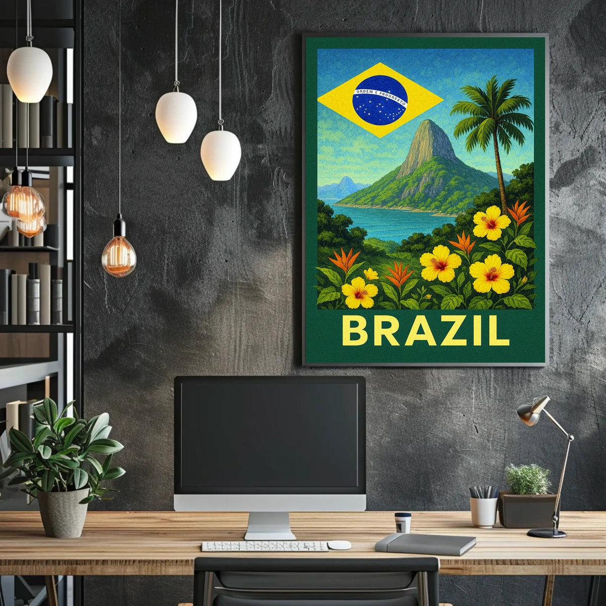 Brazil Vibrant Landscapes Poster