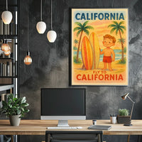 Fly to California Poster