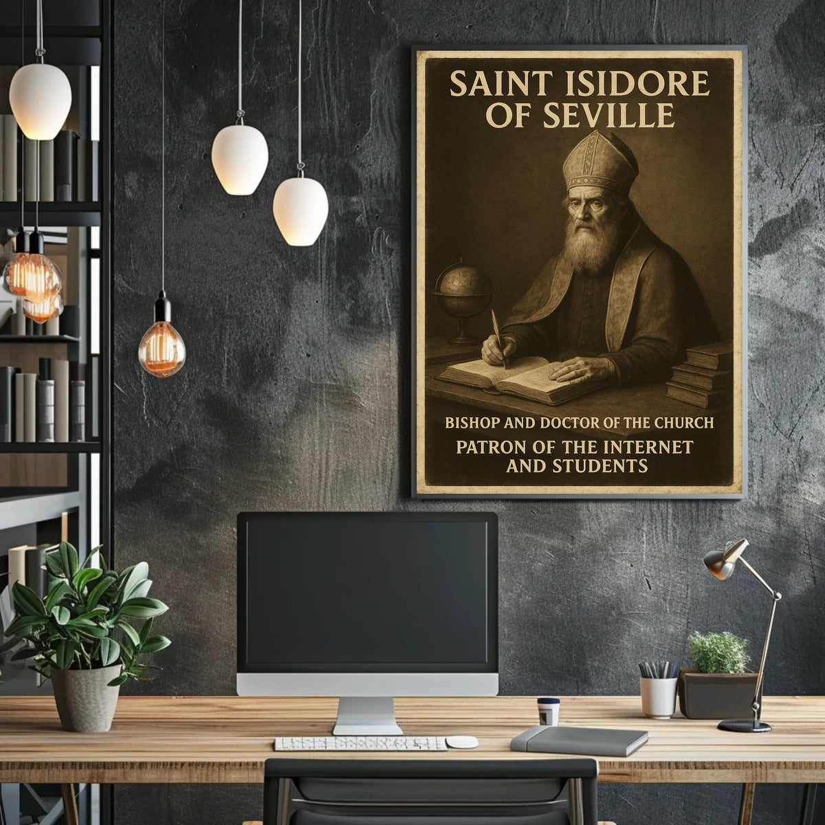 Saint Isidore Of Seville Poster