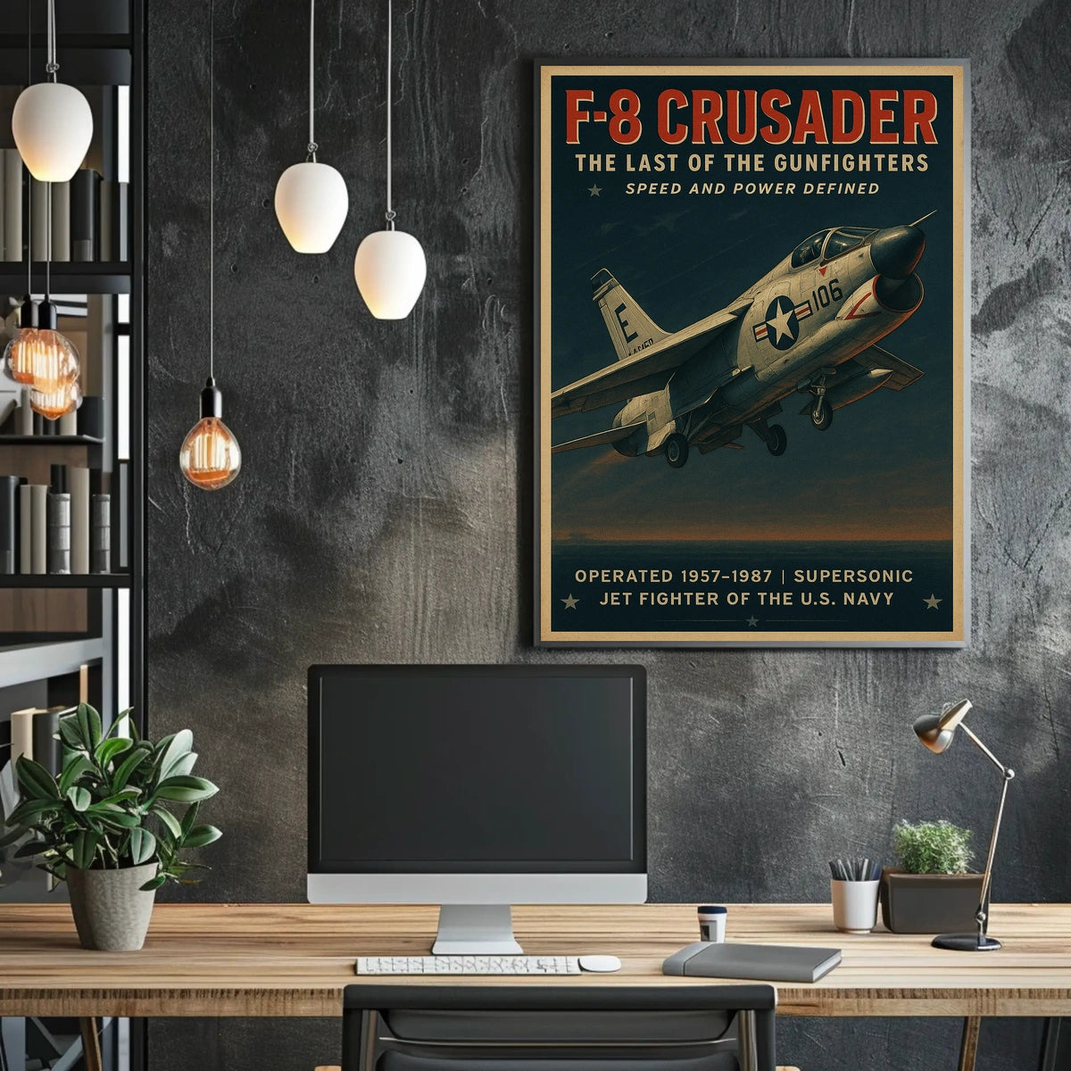 F-8 Crusader The Last of the Gunfighters Poster