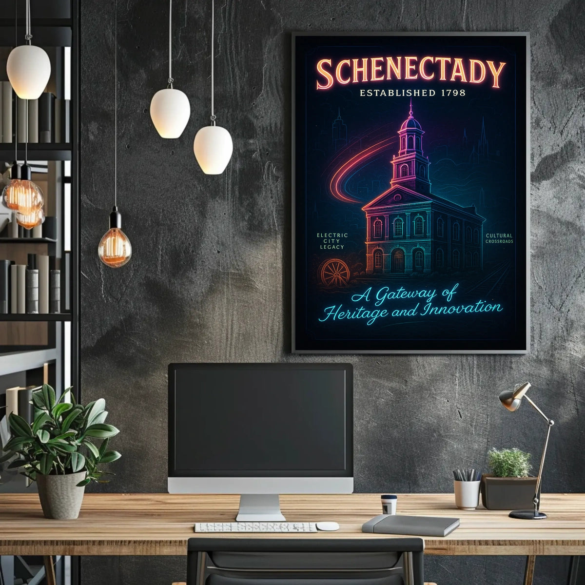 Schenectady A Gateway of Heritage and Innovation Poster