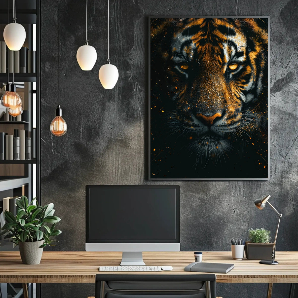 Majestic Tiger Portrait Poster