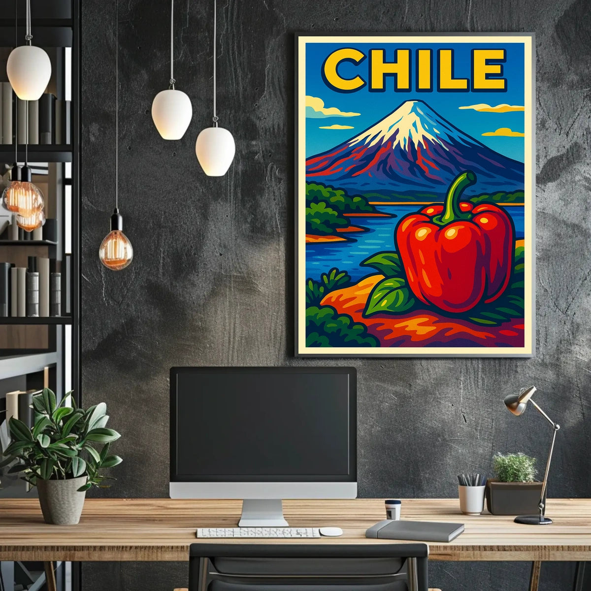 Chile A Vibrant Landscape Poster