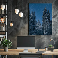 Winter Night Skies Poster
