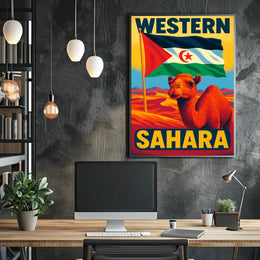 Western Sahara Adventure Poster