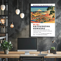 Mount Fuji from the Tea Plantation Katsushika Hokusai Poster
