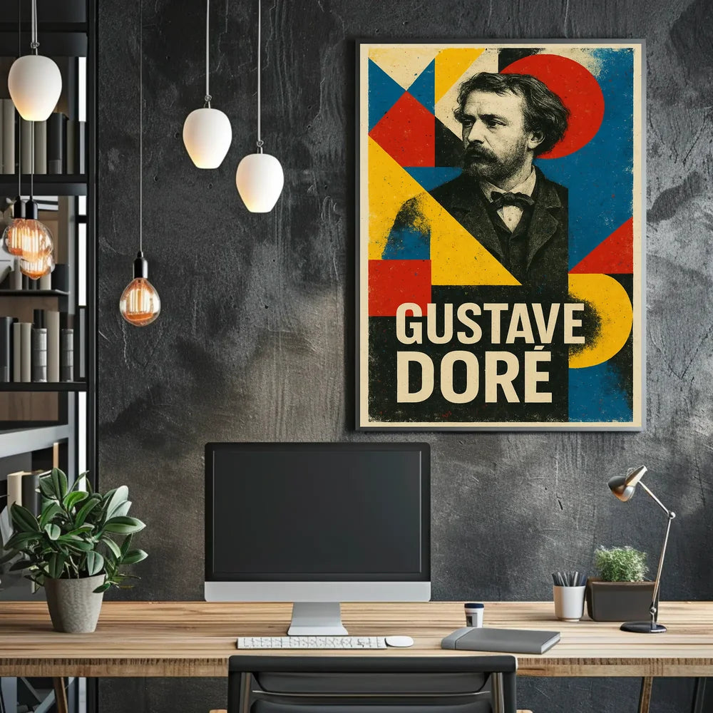 Vintage Car and Retro Attire Art Poster