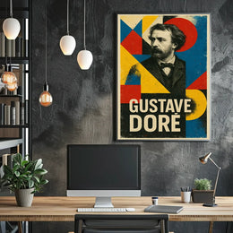 Vintage Car and Retro Attire Art Poster